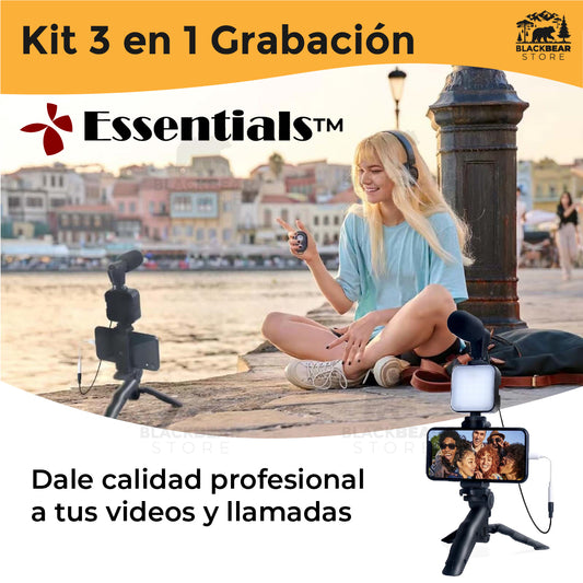 Kit de Grabación 3 En 1 - Essentials™