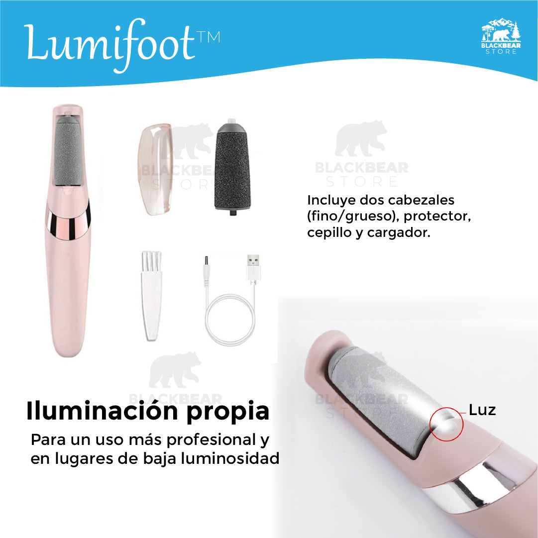 Removedor de callos eléctrico - LumiFoot™